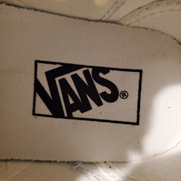 Vans Old Skool Canvas Skate Shoes Mens 8.5 Womens 10 Checkered Blue Topaz White - Picture 11 of 12